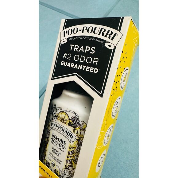 POO-POURRI Before-You-Go Toilet Spray Original Citrus 2 oz. - Picture 2 of 3